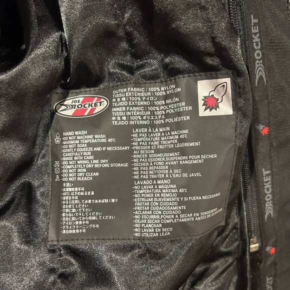 JOE ROCKET Women’s XL Motorcycle Textile Jacket Blue Floral RARE! - Picture 10 of 10